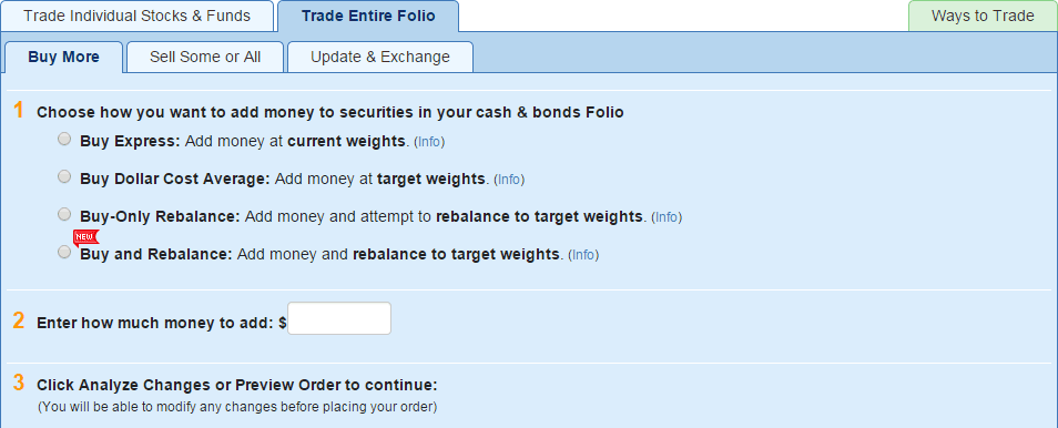 Buy and Sell Individual Stocks, Mutual Funds, and ETFs or Trade an Entire Folio with One Click.